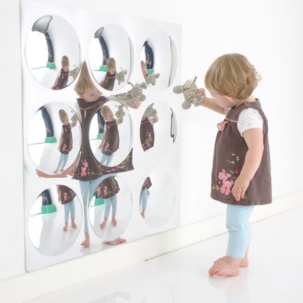 Sensory Bubble Mirror with No Frame 9 Bubble W800 x L800mm  hi\-res