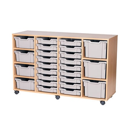 Mobile Quad Tray Unit Combination 25  hi\-res