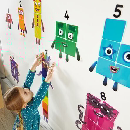 Numberblocks Reusable Clings  hi\-res
