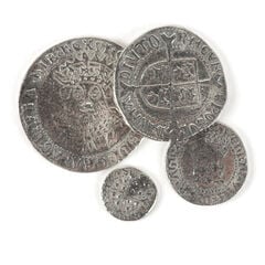 Historical Tudor Coins 4pk  Historical Tudor Coins 4pk  hi-res