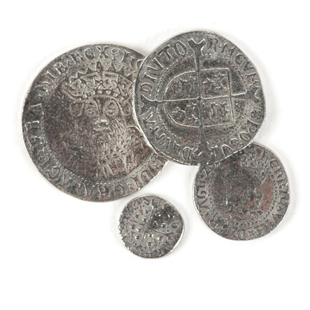 Historical Tudor Coins 4pk  hi\-res