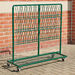 Green Double Sided Metal Wellie Rack Stand  hi\-res