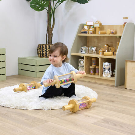 TTS Rolling \x26 Shaking Wooden Treasure Cylinders  hi\-res
