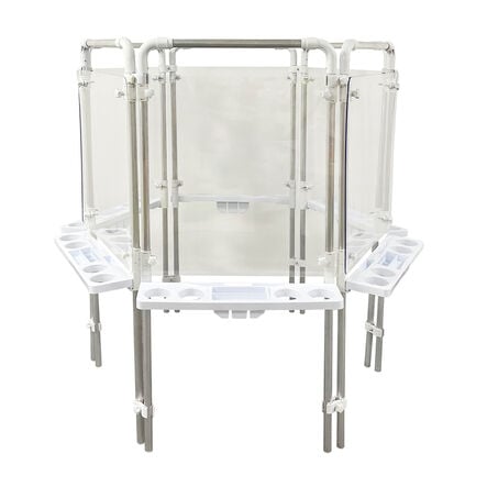 Easy Clean Multi\-Panel Acrylic Art Easel \- 6 Sided  hi\-res