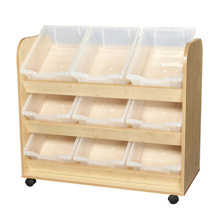Kubbyclass Easy Access Tray Trolley 9 Trays W1000 x D460mm  hi\-res