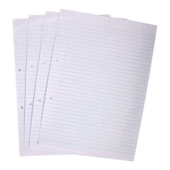 A4 Recycled Exercise Paper 8mm Ruled Margin 2500pk  hi-res