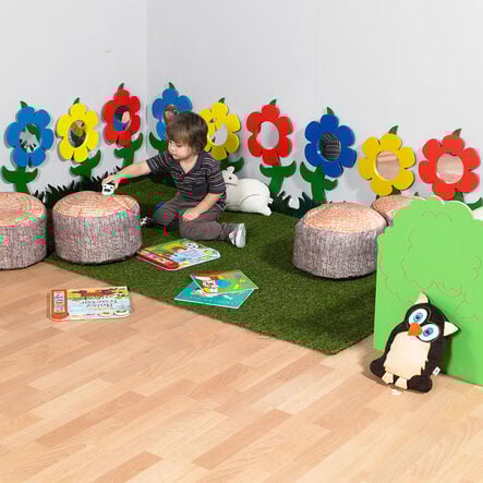 Artificial Grass Mat Square Mat 1m x 1m  hi\-res