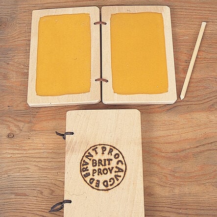 Wax Tablets and Styli With Army Stamp 2pk  hi\-res