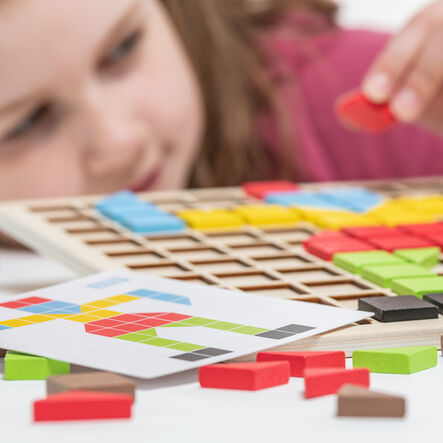 Wooden Mosaic Set  hi\-res