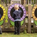 TTS Eco Outdoor Mark Making Flower Chalkboards Single  hi\-res