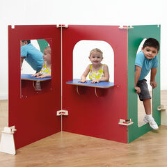 Role Play Set Mirror, Counter & Arch Panels in Maple Finish  Role Play Set Mirror, Counter & Arch Panels in Maple Finish  hi-res