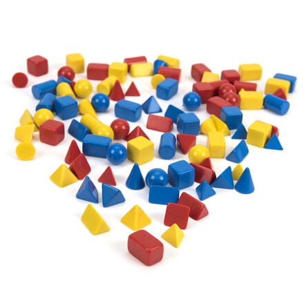 Coloured Small Solid Shapes 96pk  hi\-res