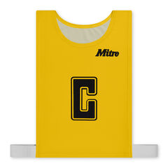 Mitre Netball Mesh Bibs Medium Size 7pk Yellow Medium Yellow hi-res