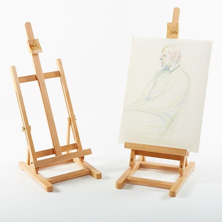 Table Top Elm Wood Easel  hi\-res