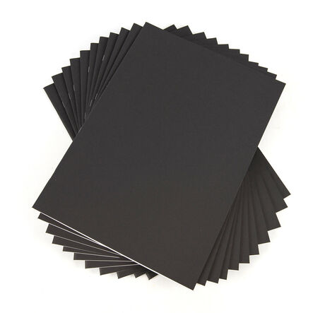 Pisces Plain Stapled Sketchbooks A3 100gsm Port Black Single Black hi\-res