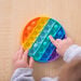 Rainbow Push \x26 Pop It Fidget Pad  hi\-res