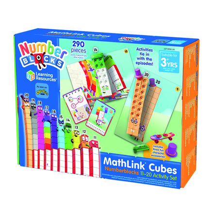 Mathlink® Cubes Numberblocks 11\-20 Activity Set  hi\-res