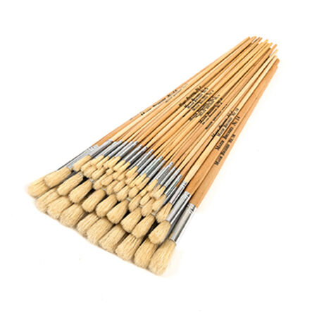 Long Handled Hog Hair Paint Brushes 120pk  hi\-res