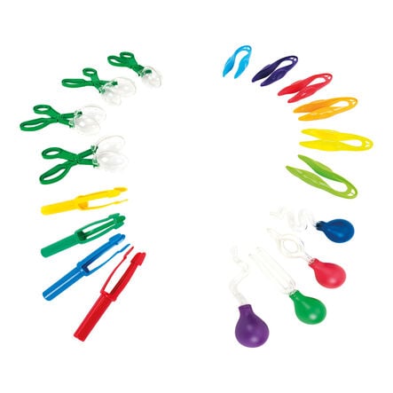Squeeze and Tweeze Fine Motor Tool Set 16pk  hi\-res