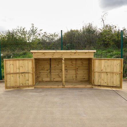 Large Double Door Outdoor Storage Shed  hi\-res
