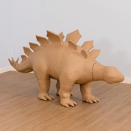 TTS Adventures with Dinosaurs Giant Mache Figure Stegosaurus  hi\-res