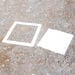Social Distancing Playground Footprint Stencils 10pk  hi\-res