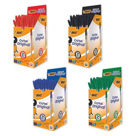 Bic Cristal Ballpoint Pens \- Medium Nib 50pk  hi\-res