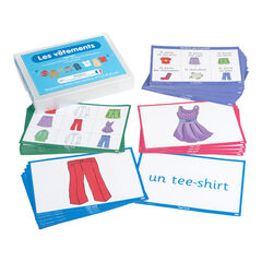TTS French Clothing Vocabulary Builder Activity Cards 46pk  TTS French Clothing Vocabulary Builder Activity Cards 46pk  hi-res