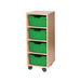 Mobile Single Tray Storage Unit 4 Deep  hi\-res