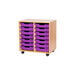 Mobile Double Tray Storage Unit 14 Trays  hi\-res
