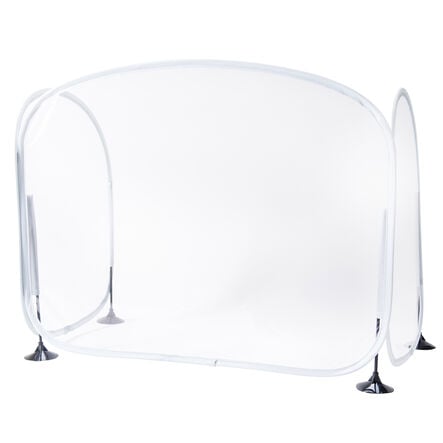 TTS Social Distancing 3 Sided Desk Partitions 5pk Extr Large  hi\-res