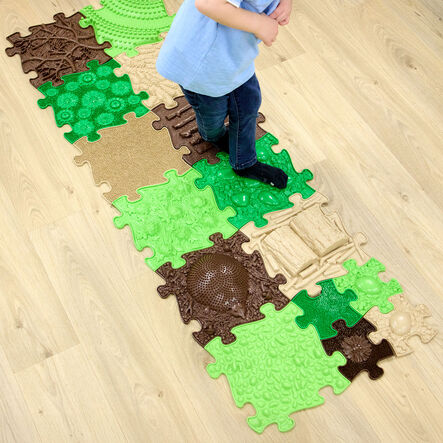 Happy Feet Forest Path Sensory Play Mats 15pk  hi\-res