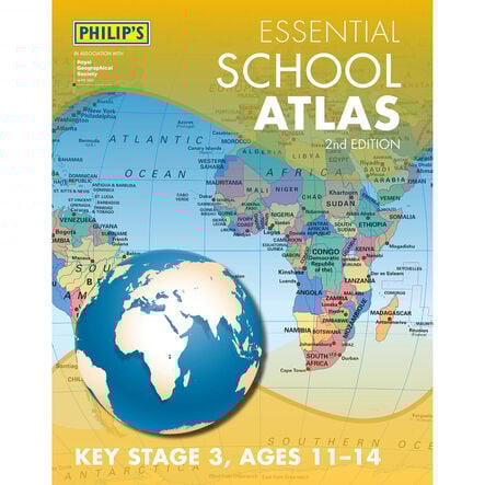 Philip\'s Essential Atlas UKS2 \/ KS3  hi\-res