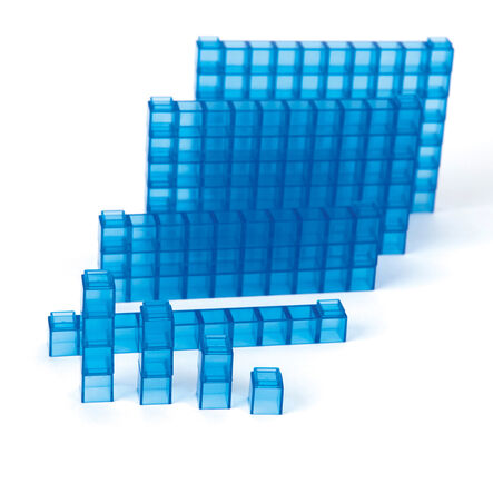 Base Ten Transparent Interlocking Class Set 355pcs  hi\-res