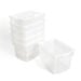 Gratnells Storage Trays 6 Pack Clear Extra Deep Clear hi\-res
