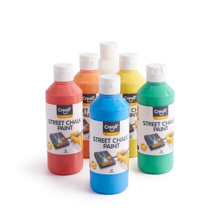 Creall Street Chalk Paint Assorted 250ml 6pk  hi\-res