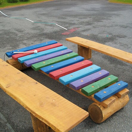 Coloured Giant Outdoor Xylophone  hi\-res