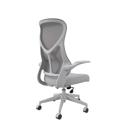 Zip Mesh Back Chair with Folding Arms  hi\-res