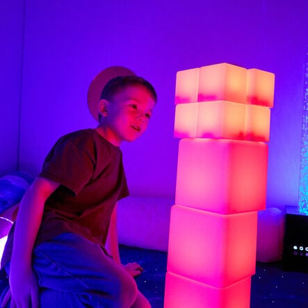 TTS Sensory ICT Glow Construction Blocks  hi\-res