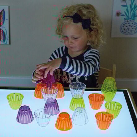 TTS Lightbox Activity Acrylic Stacking Clever Cups  hi\-res