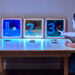 TTS Light Up Square Hand Mirrors 3pk  hi\-res