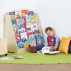 Single Sided Bookstand with Five Shelves H760mm  hi-res