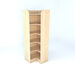 Internal Corner Library Bookcase In Maple  hi\-res