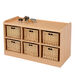 Storage Unit with Deep Wicker Baskets  hi\-res