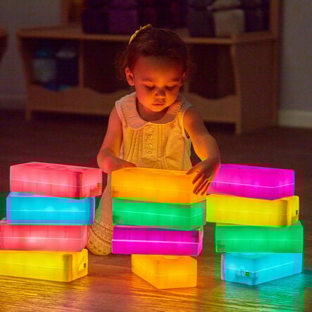 TTS Light Up Glow Construction Bricks  hi\-res