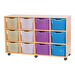 Mobile Tray Storage W\/ 12 Extra Deep Tray Bays  hi\-res