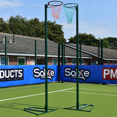 Tournament Wheel-Away Netball Posts Pair  Tournament Wheel-Away Netball Posts Pair  hi-res