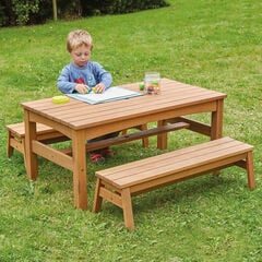 TTS Outdoor Children’s Low Table & Benches Set  TTS Outdoor Children’s Low Table & Benches Set  hi-res