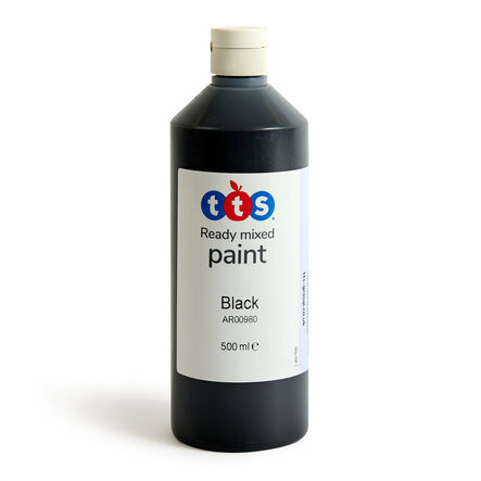 TTS Ready Mixed Paint 500ml Black Black hi\-res