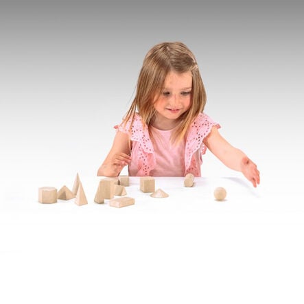 RE\-Wood® Geometric Shapes Set 14pcs  hi\-res